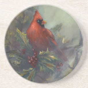 Posavasos "La Navidad está llegando" Cardenal