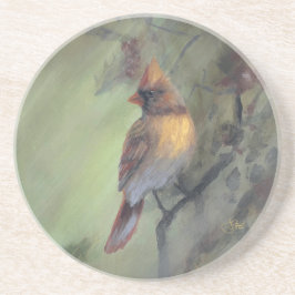 Posavasos "La Navidad está llegando" Cardenal