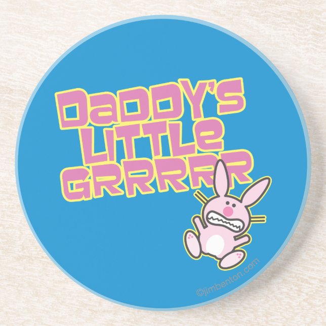 Posavasos La niña del papá (Frente)