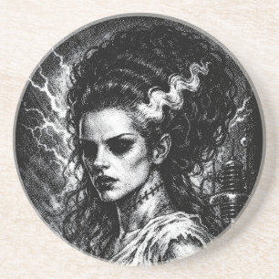 Posavasos La Novia de Frankenstein — Resucitada por BurnsEnE