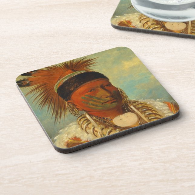 Posavasos La nube blanca, jefe principal del Iowas (Lado Izquierdo)