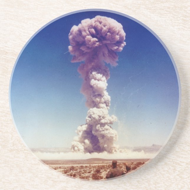Posavasos La operación de prueba de las armas nucleares (Frente)