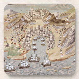 Posavasos La opinión del Pájaro-Ojo de Grecia occidental se