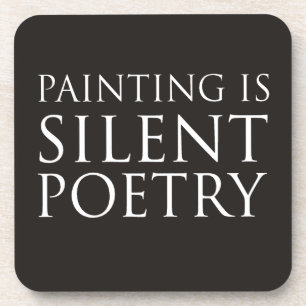 Posavasos La pintura es poesía silenciosa