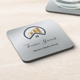 Posavasos La plata del glamur | Inmobiliaria en blanco y neg