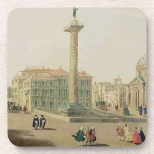 Posavasos La plaza Colonna, Roma