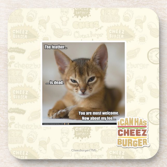 Posavasos La pluma es muerta (Frente)