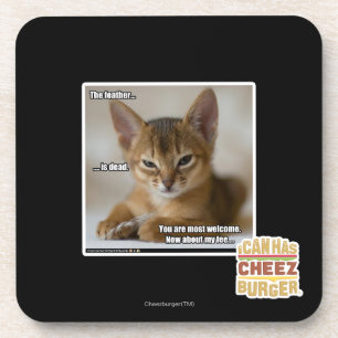 Posavasos La pluma es muerta