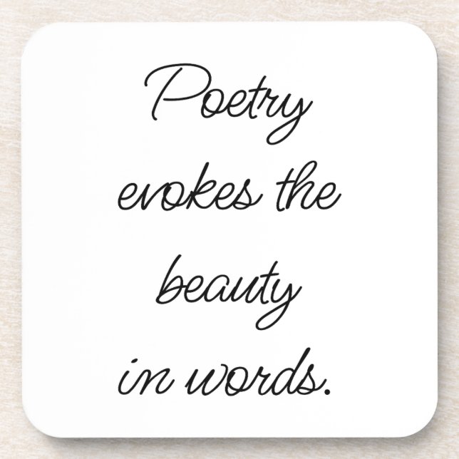 Posavasos La poesía evoca la dura montaña rusa del plástico (Frente)