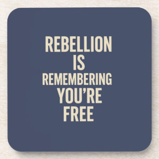 Posavasos La rebelión recuerda que eres libre