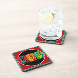 Posavasos La serpiente de Bebidas de Paz