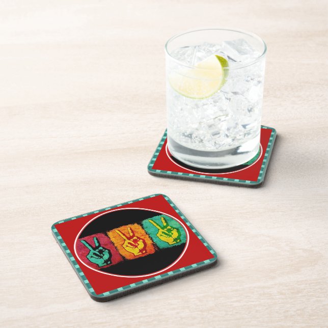 Posavasos La serpiente de Bebidas de Paz (Lado Derecho)