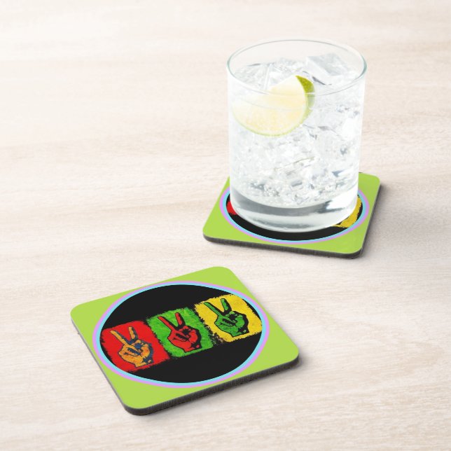 Posavasos La serpiente de Bebidas de Paz (Lado Derecho)