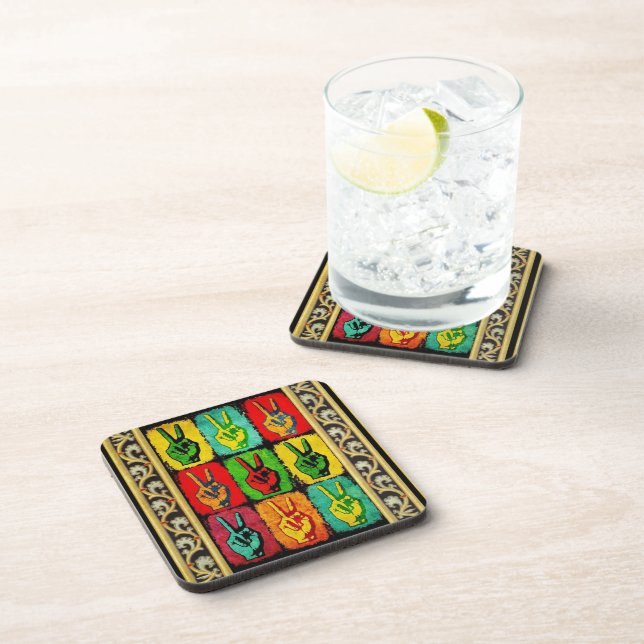 Posavasos La serpiente de Bebidas de Paz (Lado Derecho)