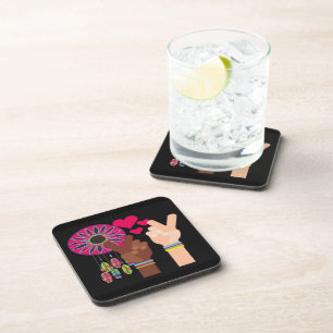 Posavasos La serpiente de Bebidas de Paz