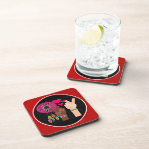 Posavasos La serpiente de Bebidas de Paz