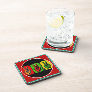 Posavasos La serpiente de Bebidas de Paz