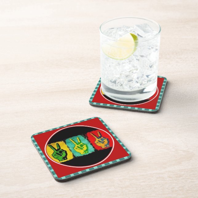 Posavasos La serpiente de Bebidas de Paz (Lado Derecho)