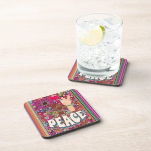 Posavasos La serpiente de Bebidas de Paz