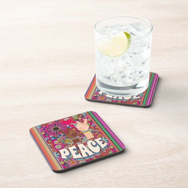 Posavasos La serpiente de Bebidas de Paz (Lado Derecho)