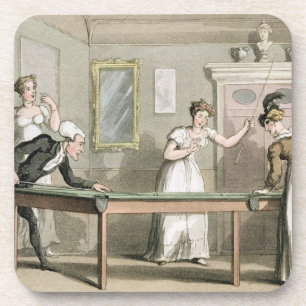 Posavasos La tabla de billar, 'del viaje del Dr. Syntax