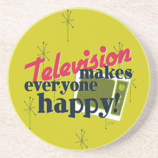 Posavasos ¡La Televisión Hace Feliz A Todos!