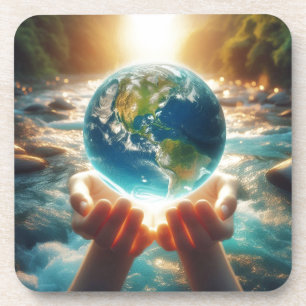 POSAVASOS LA TIERRA ESTÁ EN NUESTRO DISEÑO