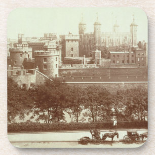 Posavasos La torre de Londres (foto de la sepia)