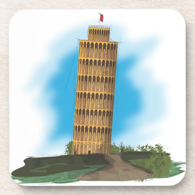 Posavasos La Torre inclinada de Pisa (Frente)