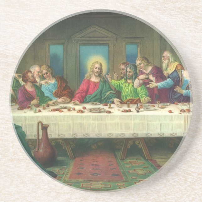 Posavasos La última cena originalmente de Leonardo da Vinci (Frente)