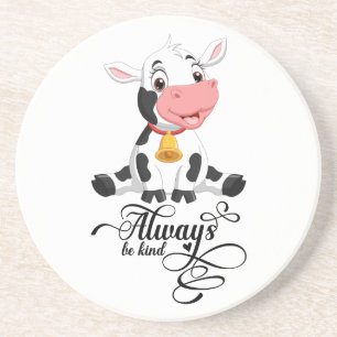 Posavasos La vaca bebé siempre es amable