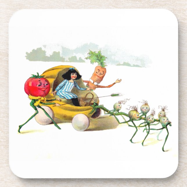 Posavasos La venganza de los Vege-Hombres (Frente)