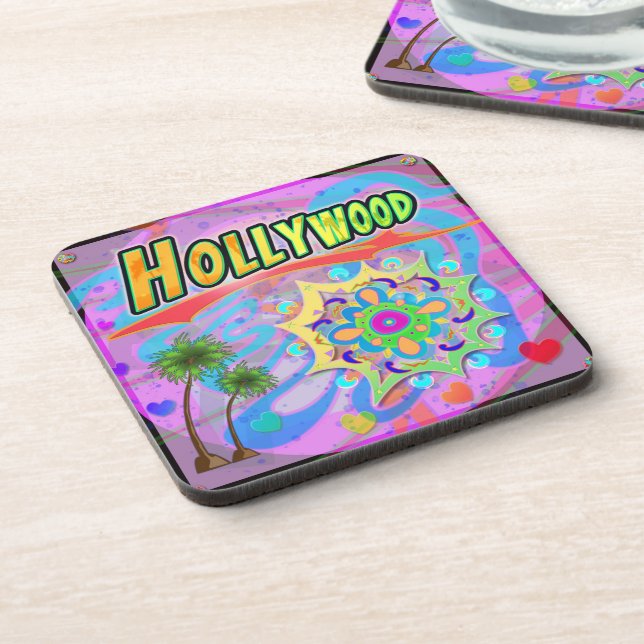 Posavasos La verdadera montaña rusa del progreso de Hollywoo (Lado Izquierdo)