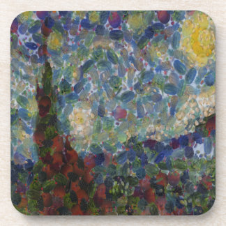 Posavasos La víbora Bella Artes estrellada de la noche de lo