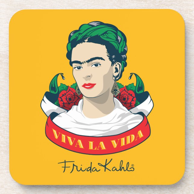 Posavasos La Vida de Frida Kahlo el | Viva (Frente)