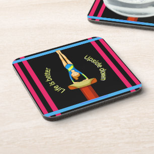 Posavasos La vida de la bóveda de gimnasia es mejor al revés