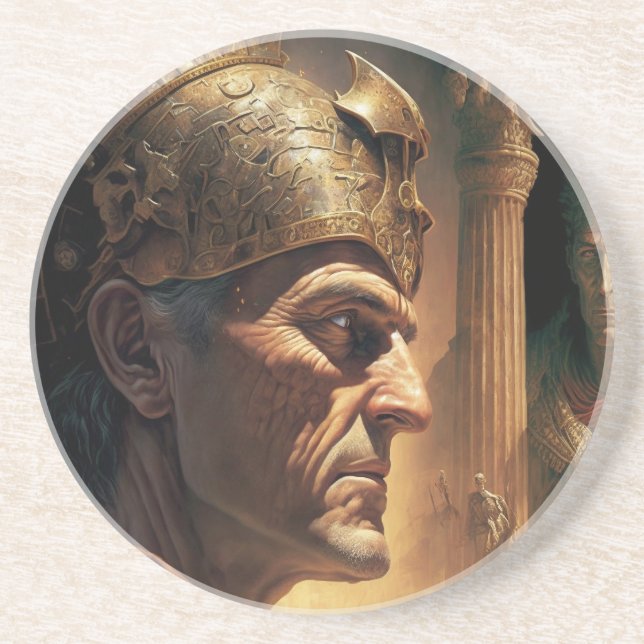 Posavasos La vida de los nicias y el craso (Frente)