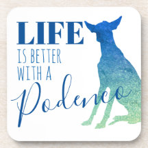 La vida es mejor con una silueta de Podenco