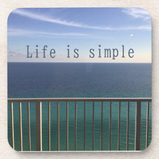 Posavasos La vida es simple