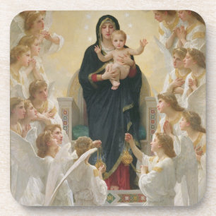 Posavasos La Virgen con Angels, 1900