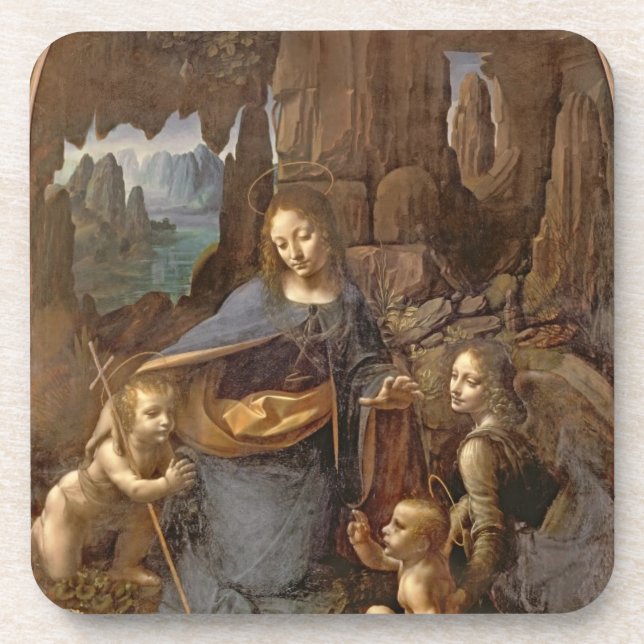 Posavasos La Virgen de las rocas (Frente)