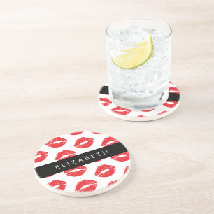 Posavasos Labios Rojos, Labios Rojos, Patrón De Labios, Su N