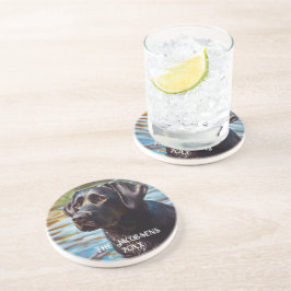 Posavasos Laboratorio Negro En Agua