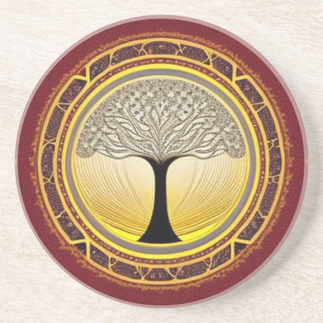 Posavasos Lacy Tree of Life Coaster (Frente)