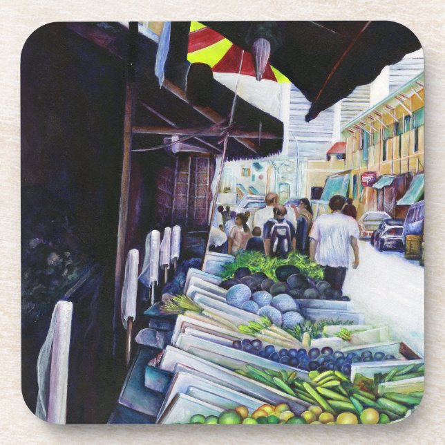 Posavasos Lado más ligero de la calle Lavender, Singapur (Frente)