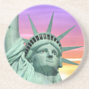 Posavasos Lady Liberty y Sunrise