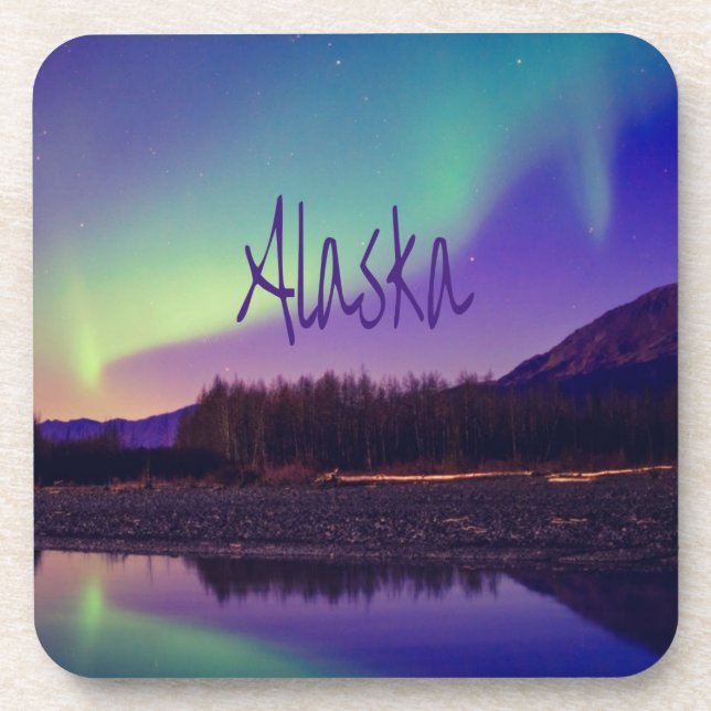 Posavasos Lago Alaska Northern Lights (Frente)