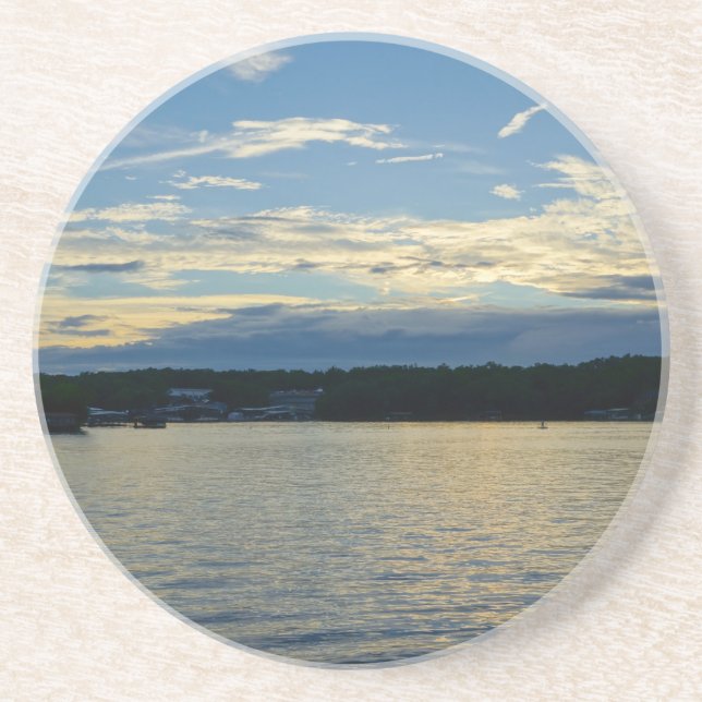Posavasos Lago Azul De Ozarks (Frente)