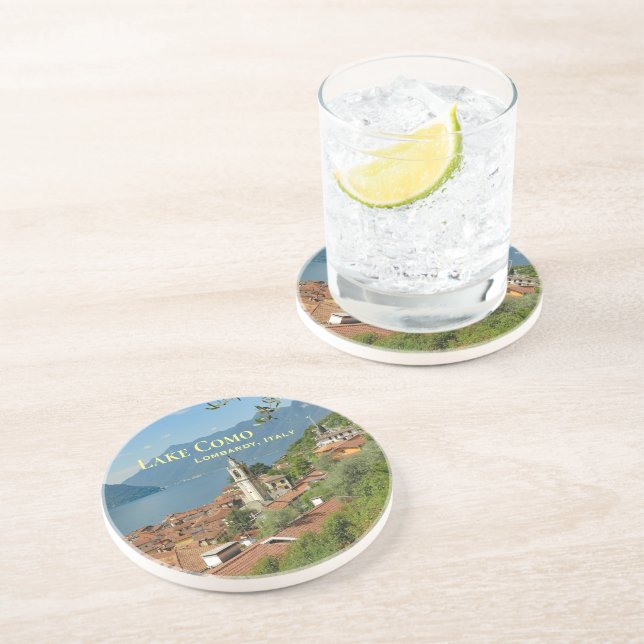Posavasos Lago Como Lombardía Italia (Lado)