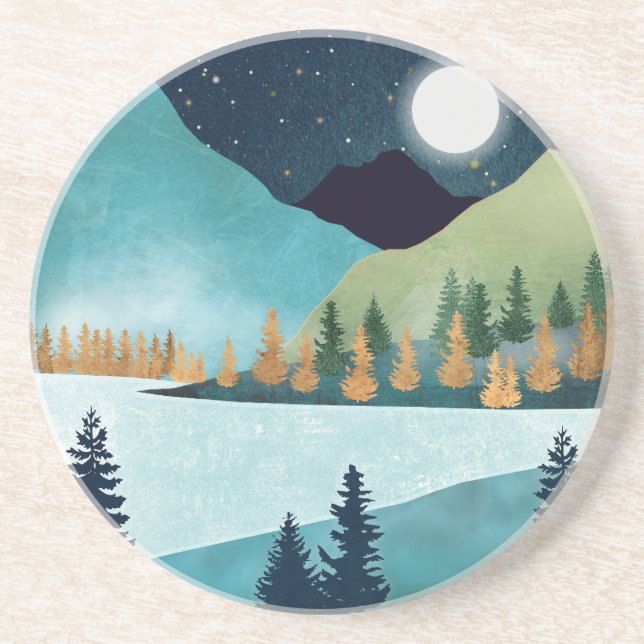 Posavasos Lago Moonrise (Frente)